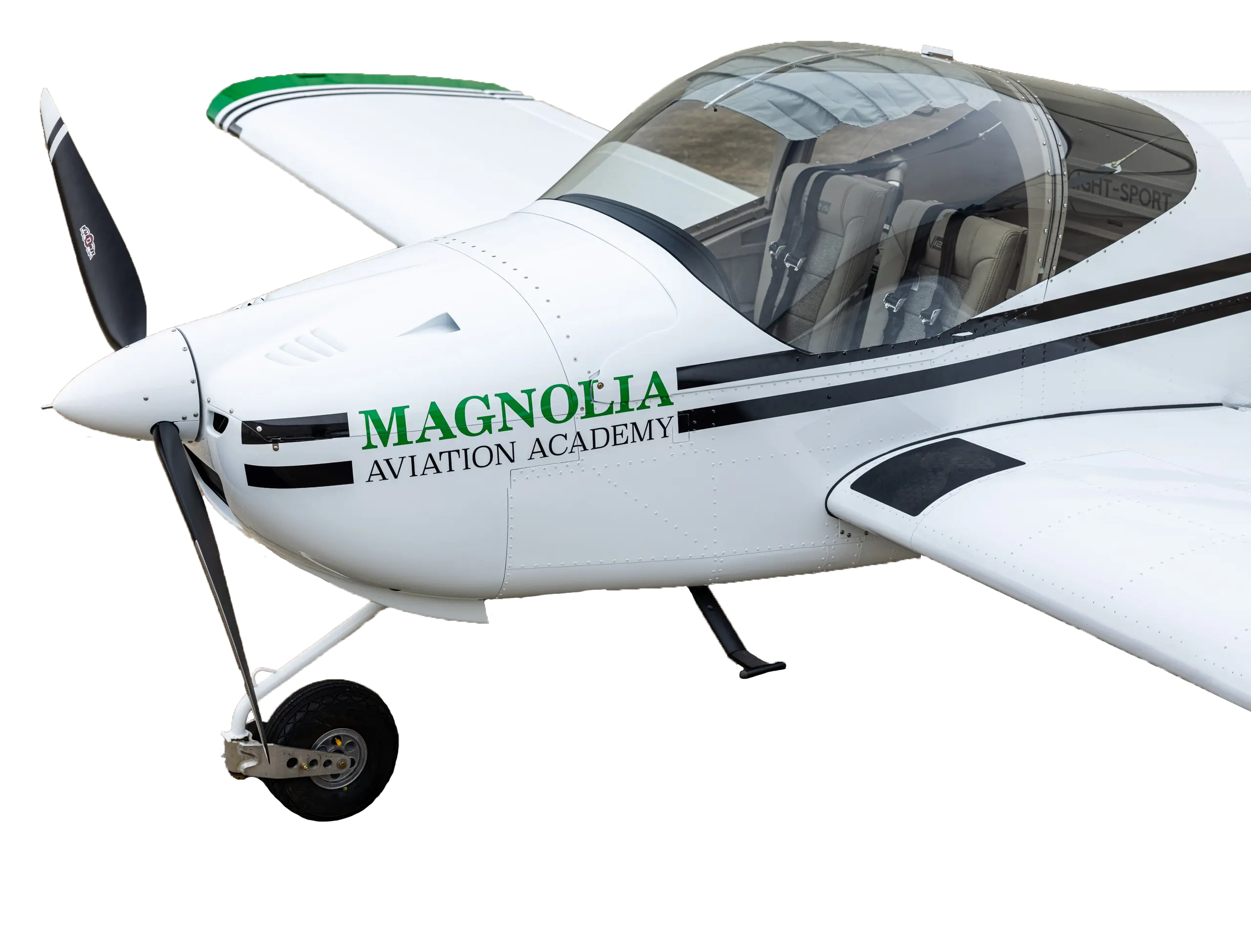 Magnolia Aviation Academy students preparing for flight training