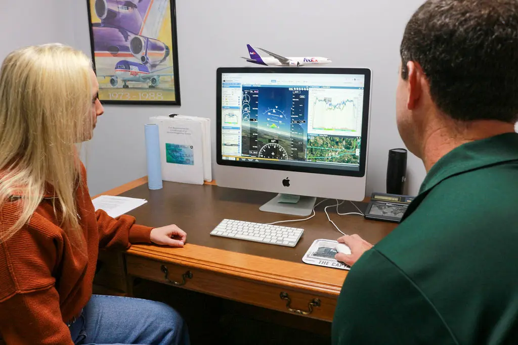Magnolia Aviation Academy student preparing for the next training step